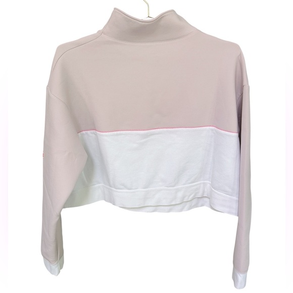 Nike Pro Get Fit Icon Clash Cropped Half-Zip Pullover, Size Medium - Picture 4 of 9